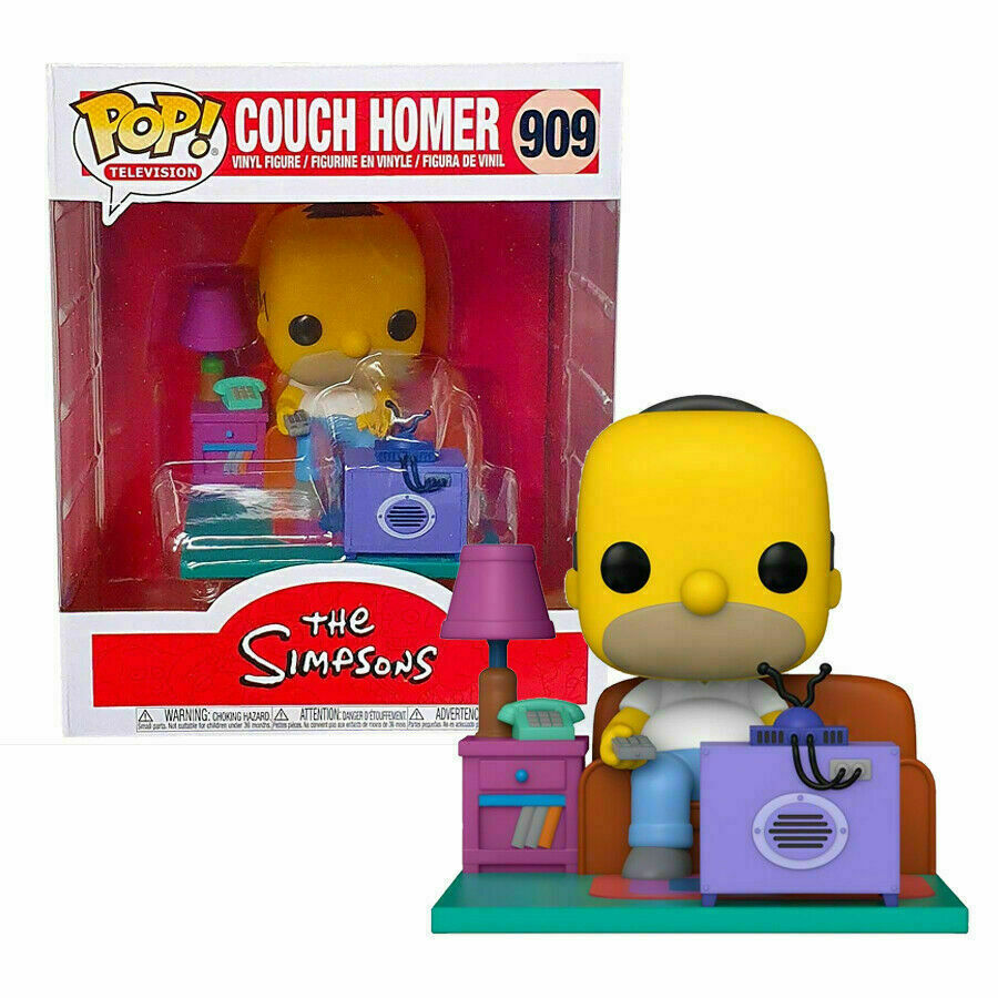 Funko Pop Television - The Simpsons - Couch Homer sat watching TV #909 (6561707917412)