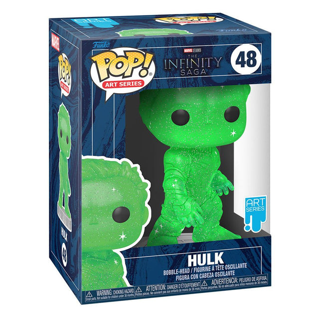 Funko Pop Art Series - Marvel - Hulk with Stack Pop Protector #48 (6643765968996)