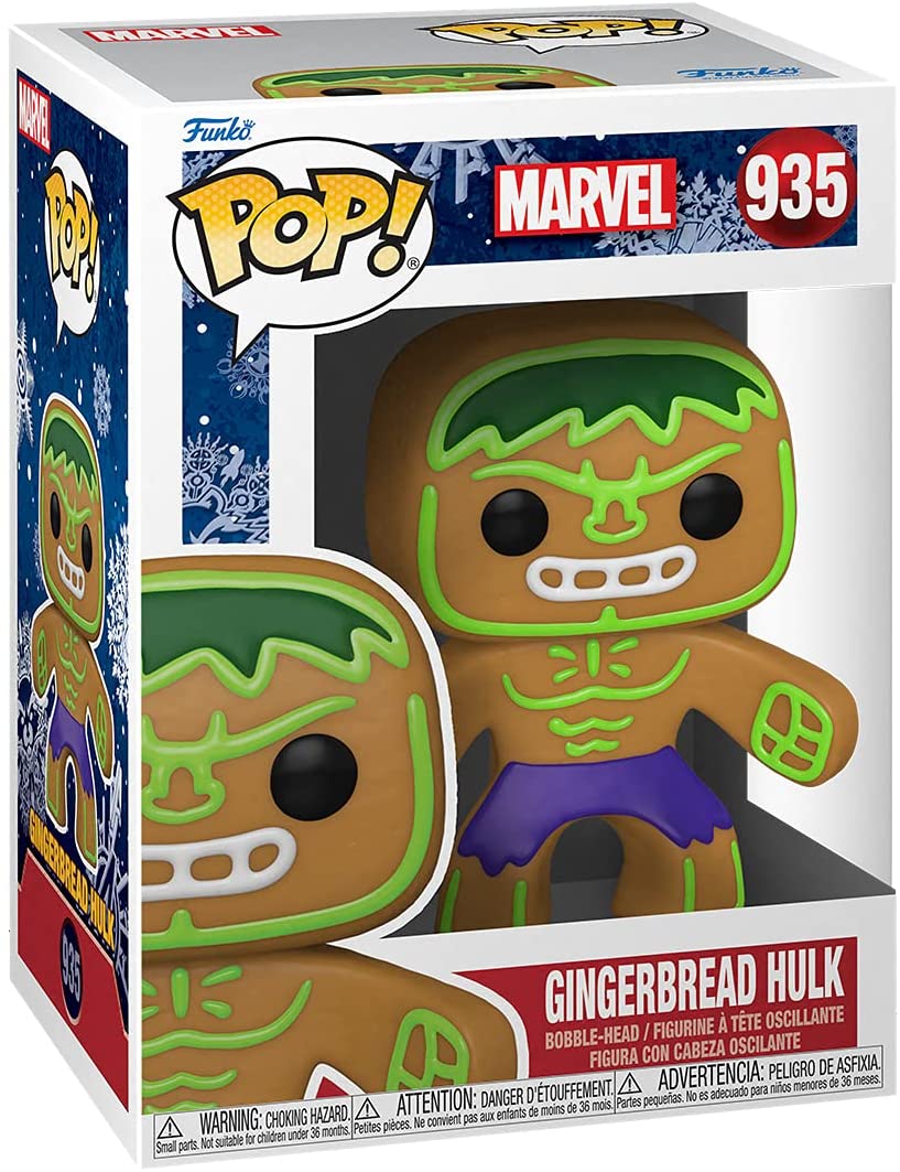 Funko Pop Marvel - Gingerbread Hulk #935 (6666923802724)