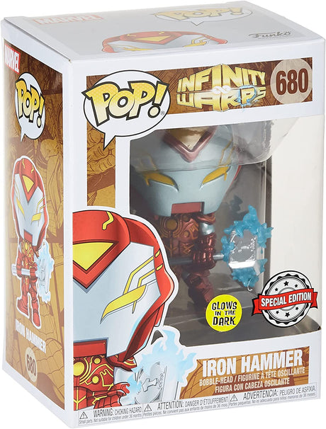 Funko Pop Marvel - Infinity Warps - Iron Hammer #680 - Special Edition Glow in the Dark (6599335411812)