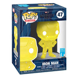 Funko Pop Art Series - Marvel - Iron Man with Stack Pop Protector #47 (6643772063844)