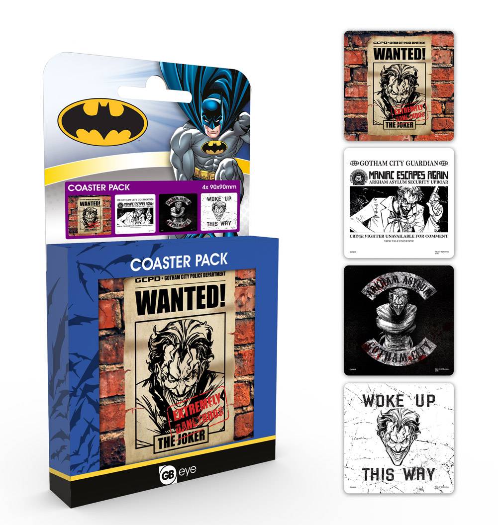 DC Comics - Joker - Coaster Pack Set (6599561871460)