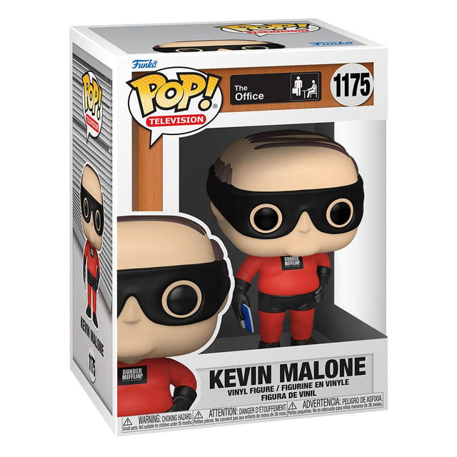 Funko Pop Television - The Office - Kevin Malone as Dunder Mifflin Superhero #1175 (6643846316132)