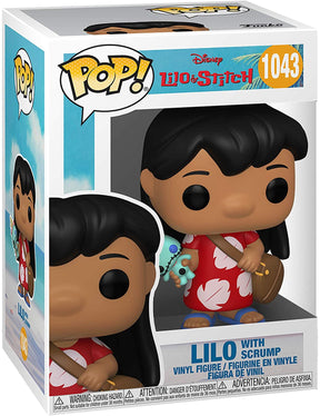 Funko Pop Disney - Lilo and Stitch - Lilo with Scrump #1043 (6589632970852)