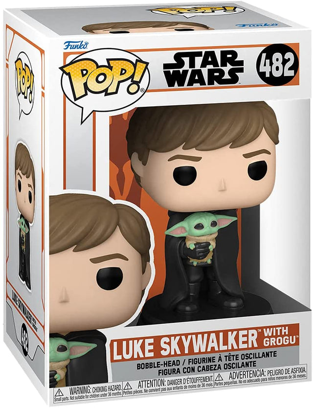 Funko Pop Star Wars - The Mandalorian - Luke Skywalker with Grogu #482 (6828315377764)