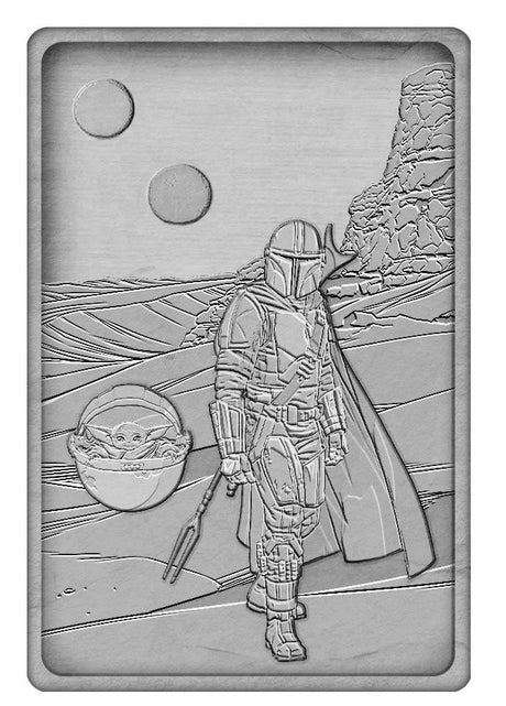 Star Wars Iconic Scene Collection Ingot - The Mandalorian and Child - Limited Edition (4864550338660)