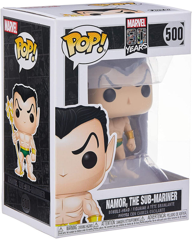 Funko Pop Marvel 80 Years - Namor (The Sub Mariner) #500 (6870893363300)