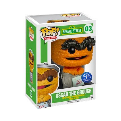 Funko Pop Sesame Street - Oscar The Grouch #3 - Exclusive Edition (6680606474340)