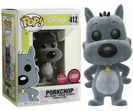 Funko Pop Disney - Doug - Porkchop #412 - Chase Flocked Edition (6841343967332)