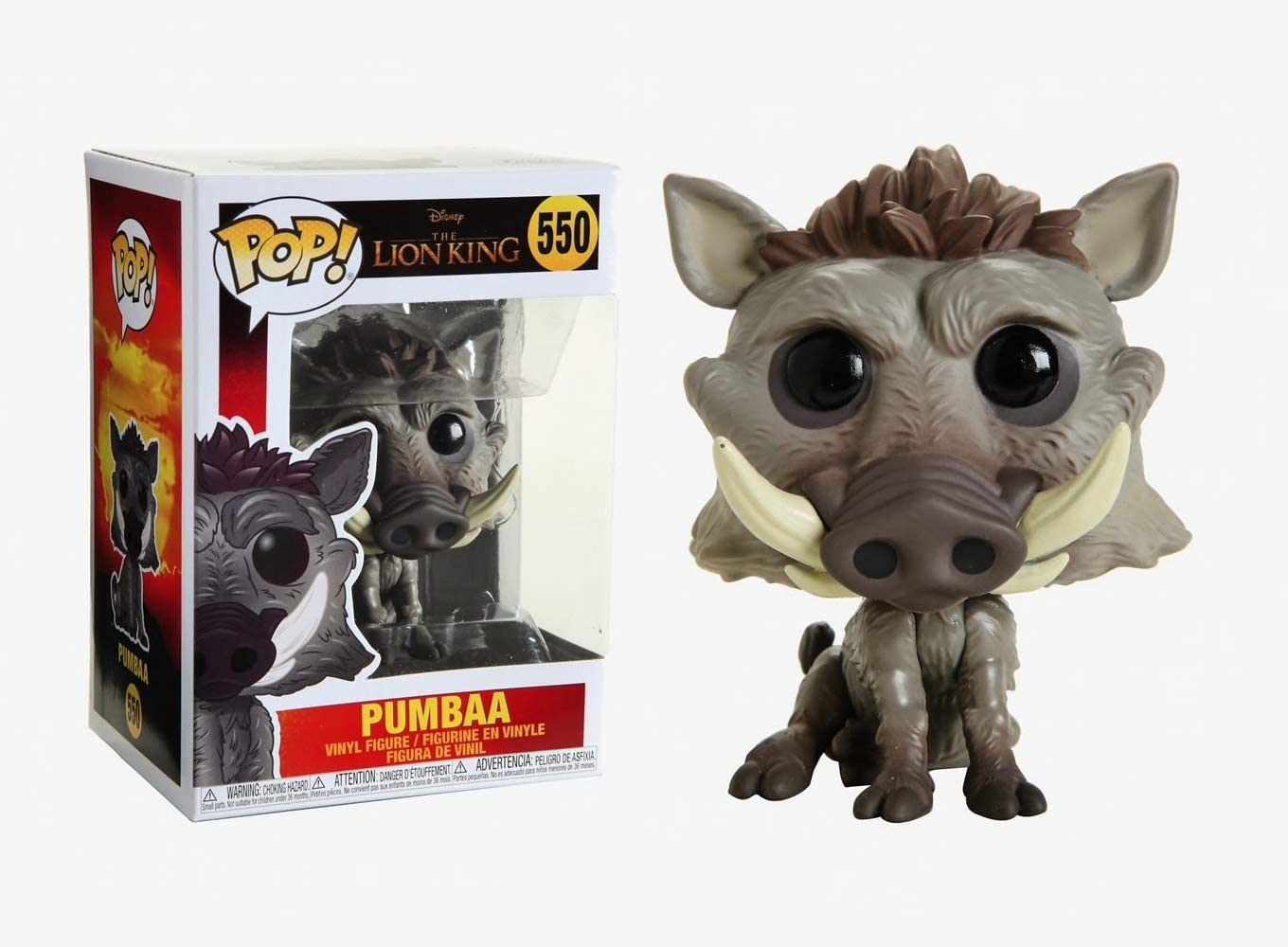 Funko Pop Disney The Lion King Live Action Pumbaa 550 JMToys