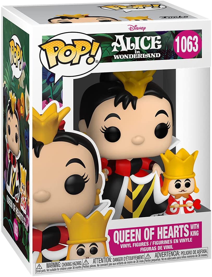 Funko Pop - Disney Alice in Wonderland - Queen of Hearts with King #1063 (6830429700196)