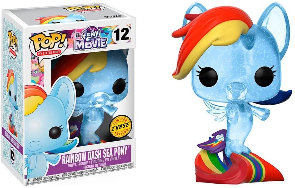 Funko Pop My Little Pony - My Little Pony Movie - Rainbow Dash Sea Pony #12 - Chase (6544464937060)