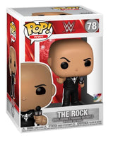 Funko Pop WWE - The Rock with microphone #78 (6553972113508)