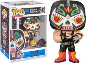 Funko Pop Heroes - DC Super Heroes- Bane - Special Edition Glow in the Dark #412 (6861008502884)