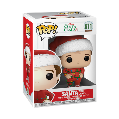 Funko Disney Christmas - The Santa Clause - Santa with Lights #611 (4862442700900)