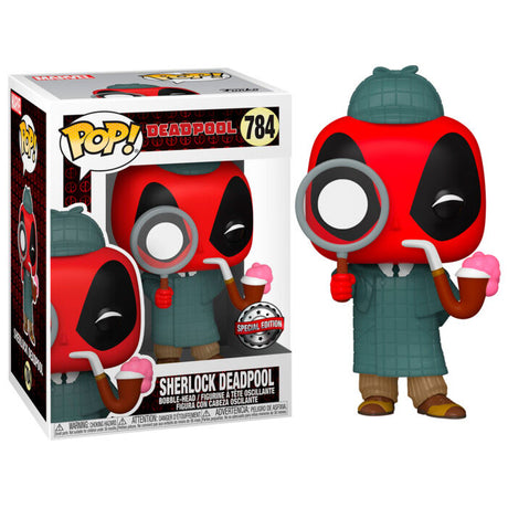 Funko Pop Marvel - Deadpool 30th - Sherlock Deadpool #784 - Special Edition (6566908166244)