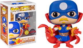 Funko Pop Marvel - Infinity Warps - Soldier Supreme  #858 - Special Edition Glow in the Dark (6860614205540)