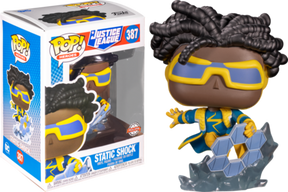 Funko Pop Heroes - Justice League - Static Shock - Special Edition #387 (6860990414948)