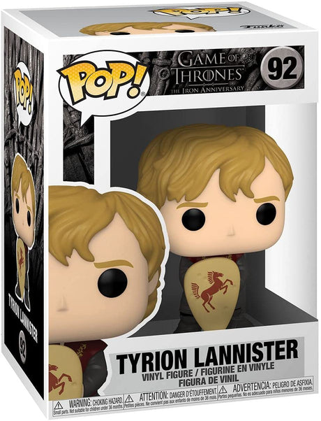 Funko Pop - Game of Thrones (The Iron Anniversary) - Tyrion Lannister with shield #92 (6710441508964) (6952001568868)