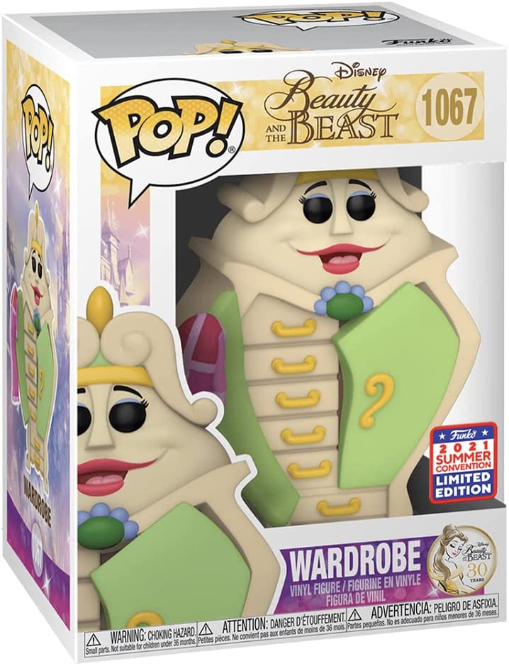 Funko Pop Disney - Beauty and the Beast - Wardrobe - Funkon 2021 Summer Convention Exclusive #1067 (6860045549668)