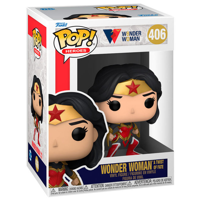 Funko Pop Heroes - Wonder Woman - Wonder Woman A Twist of Fate #406 (6697532522596)