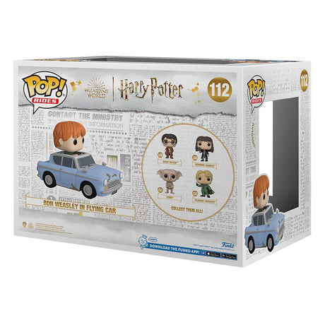 Funko Pop Rides - Harry Potter - Ron Weasley in Flying Car #112 (7101112680548)