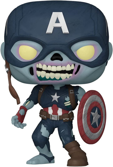 Funko Pop Marvel - What If - Zombie Captain America #941 (6833716625508)